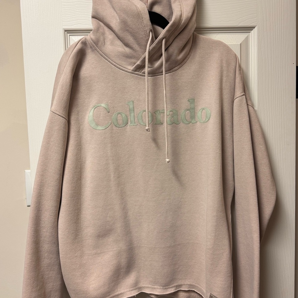 Good Land Beige Hoodie with Colorado Design